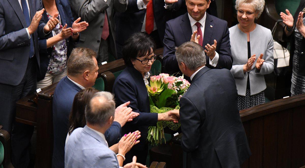 Elżbieta Witek nowym marszałkiem Sejmu. Była minister zastąpiła Marka Kuchcińskiego