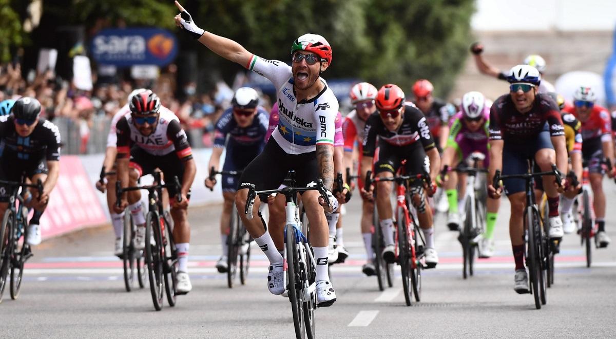 Giro d'Italia: Giacomo Nizzolo zwycięża 13. etap. Bernal wciąż liderem