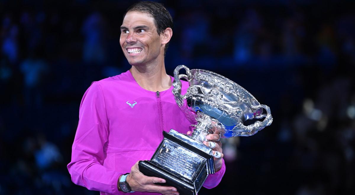 Australian Open: wielcy rywale składają gratulacje Nadalowi. "Nie wolno lekceważyć mistrza"