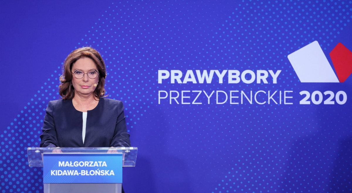 Debata prawyborcza PO. Wpadki Małgorzaty Kidawy-Błońskiej