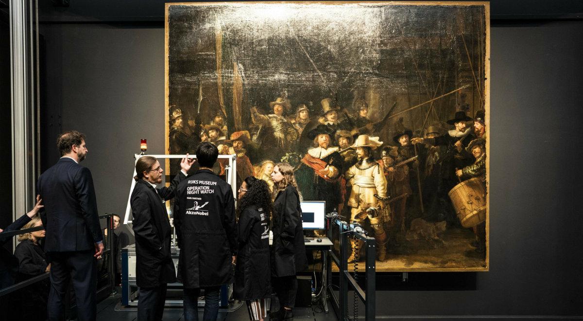 Rusza renowacja "Nocnej straży" Rembrandta. Proces będzie można oglądać na żywo