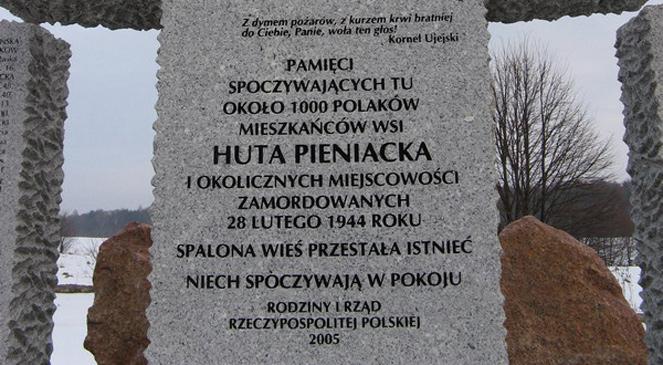 Polsko-ukraińska pamięć o pacyfikacji Huty Pieniackiej
