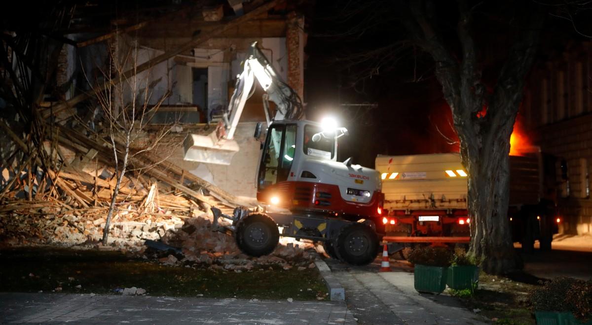 Zniszczenia w miastach, śmierć siedmiu osób. Trwa akcja ratunkowa po trzęsieniu ziemi w Chorwacji