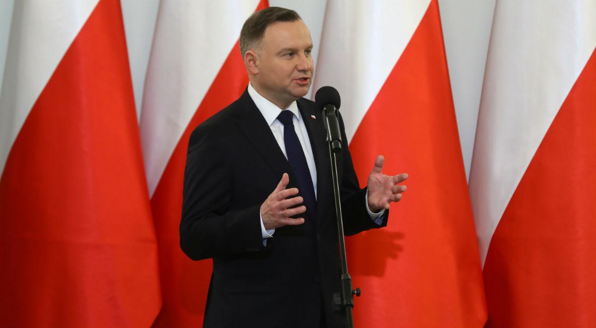 "Polska jest krajem spokojnym i bezpiecznym". Andrzej Duda podsumował 5 lat urzędowania