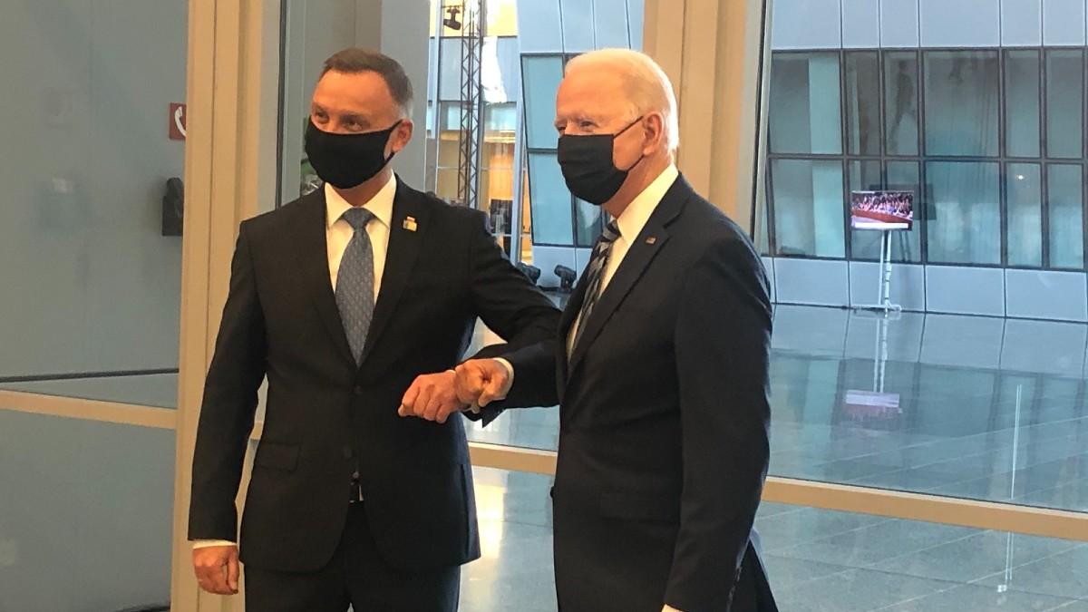 Spotkanie Andrzeja Dudy i Joe Bidena. Prezydenci rozmawiali o bezpieczeństwie i gospodarce
