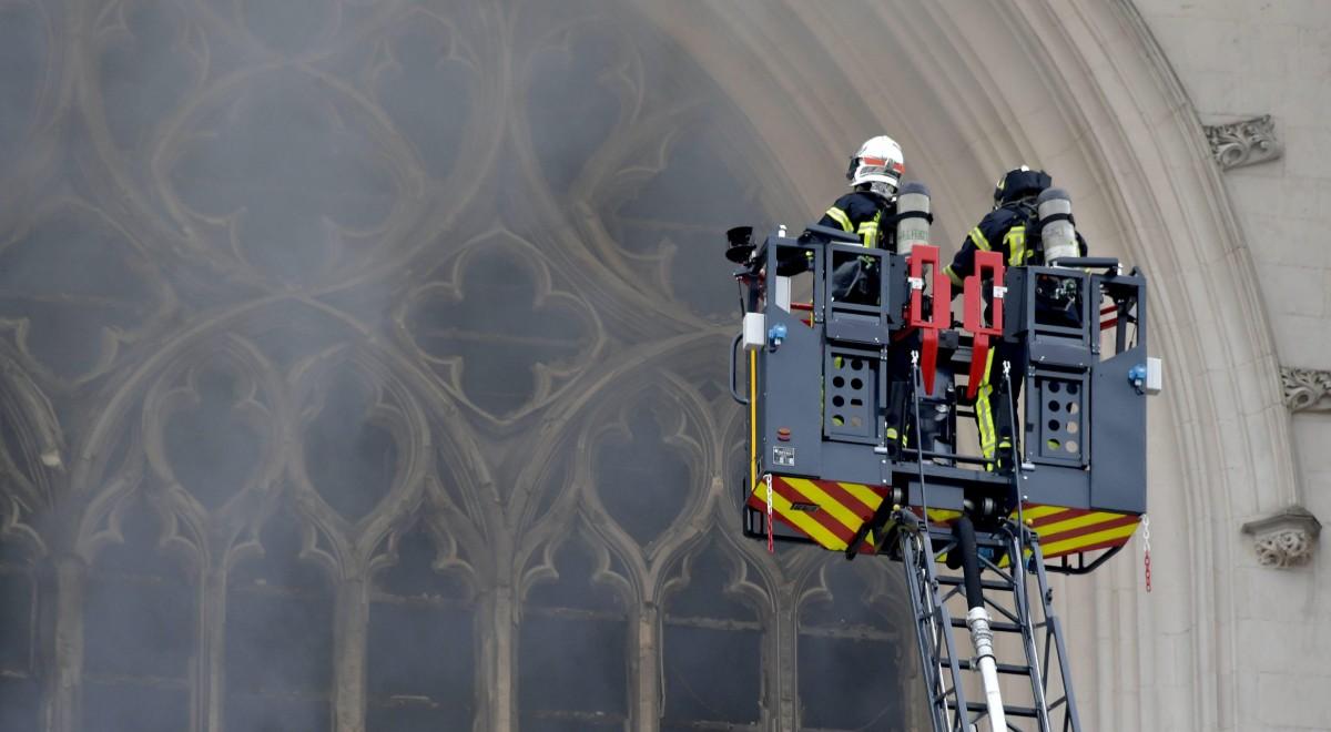Pożar katedry w Nantes. Francuska prokuratura zwolniła zatrzymanego 39-latka