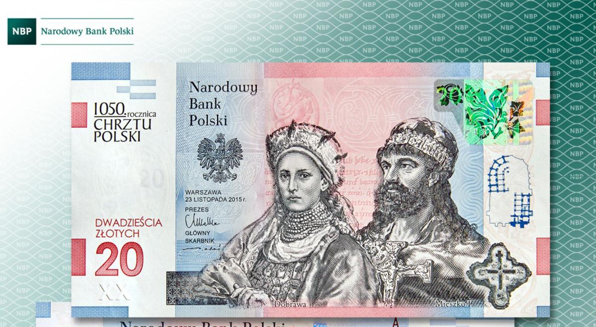 Mieszko I i Dobrawa na nowym banknocie 