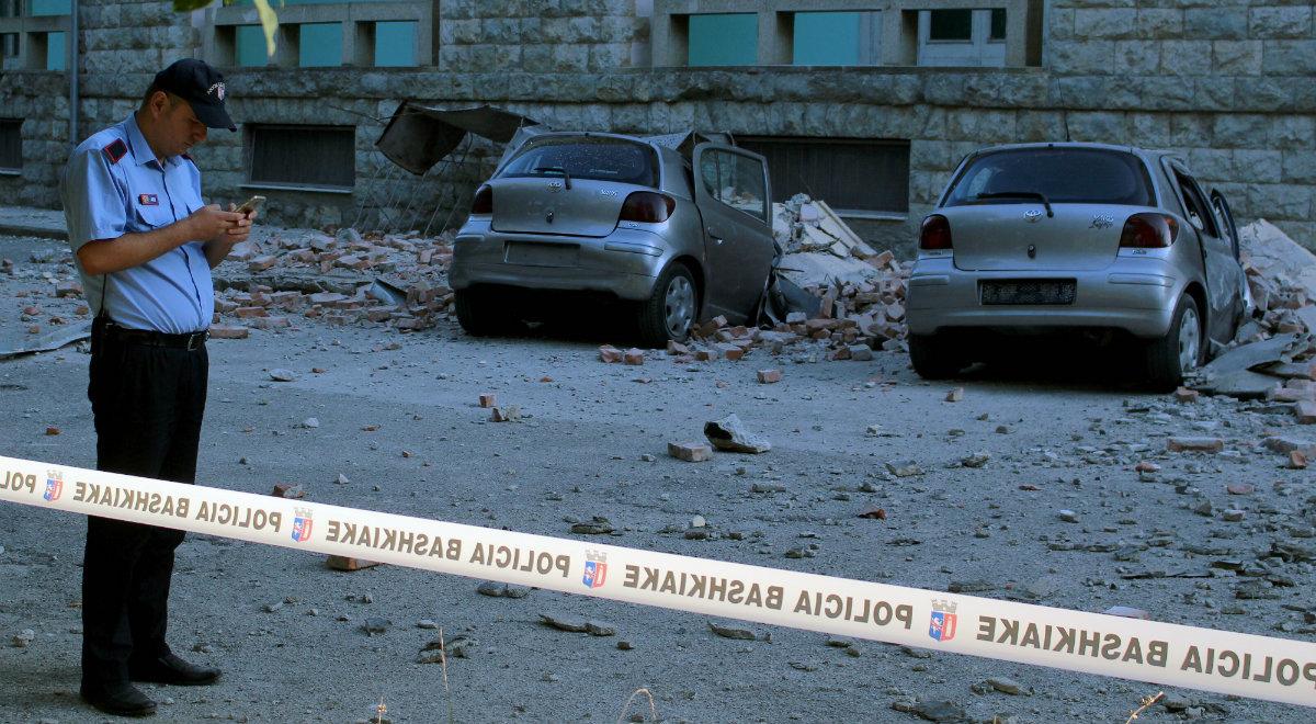 Niepokój mieszkańców po trzęsieniu ziemi w Albanii. Zniszczone budynki, wielu rannych
