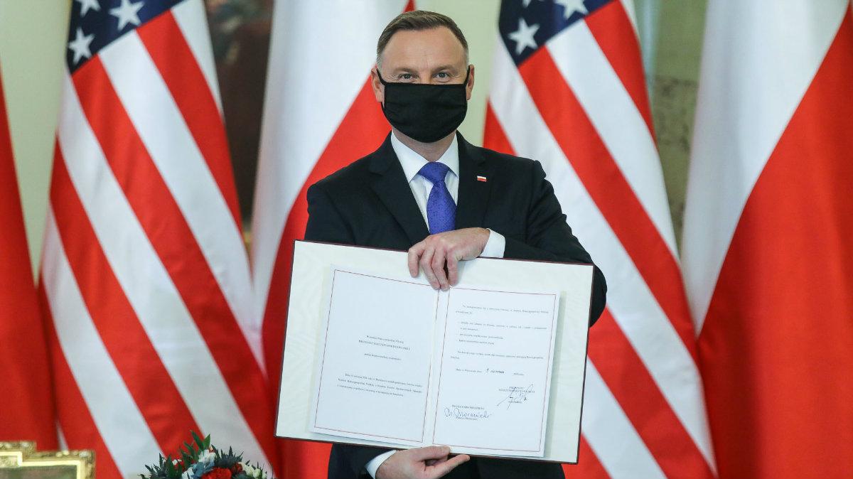 Wzmocnienie współpracy obronnej Polski i USA. Prezydent ratyfikował umowę