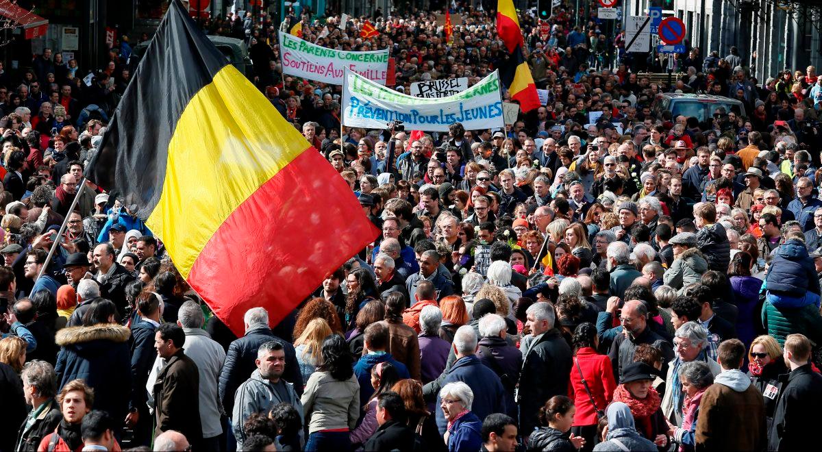 "Nic nie robić, byłoby błędem". W Brukseli odbył się "Marsz przeciw terrorowi i nienawiści"