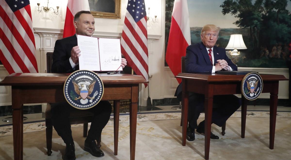 Umowy z USA podpisane. Prezydent: ogromne podziękowania, wspaniała robota