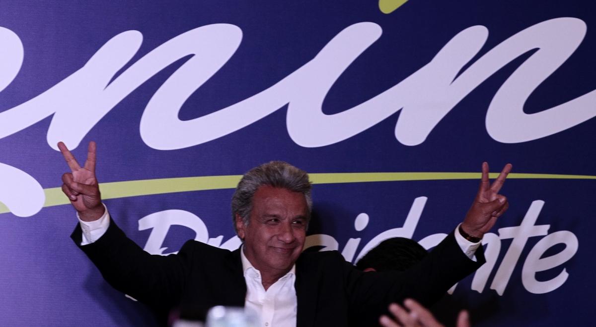 Ekwador: kandydat lewicy Moreno zwycięzcą 1. tury wyborów prezydenckich