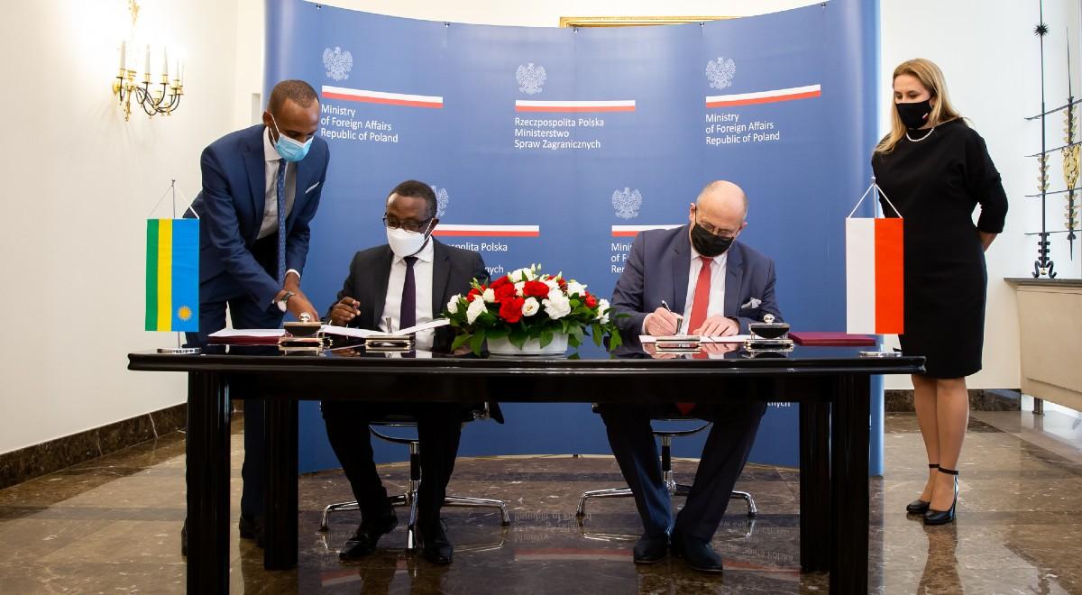 Polska i Rwanda podpisały porozumienia o współpracy. Rau: to atrakcyjny kraj