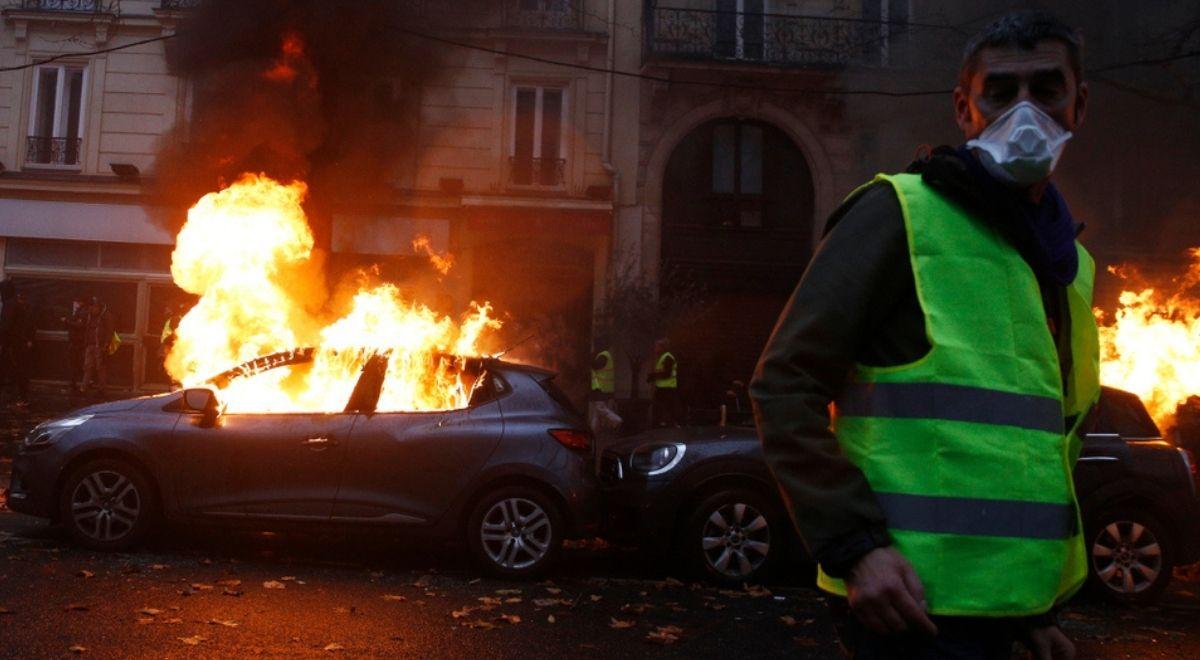 Sylwester we Francji. Setki płonących samochodów na ulicach miast