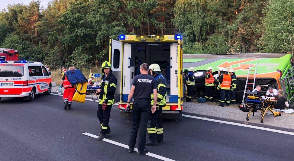 Tragiczny wypadek w Niemczech. Nie żyje dwóch Polaków, jeden jest ciężko ranny