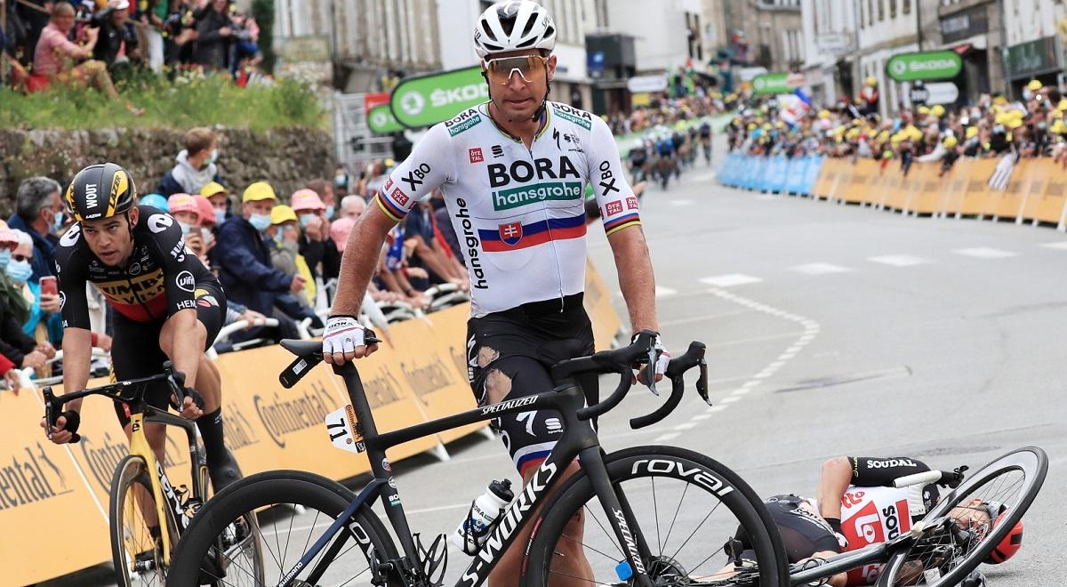 Tour de France: Sagan wycofał się z wyścigu. "Moje kolano spuchło"
