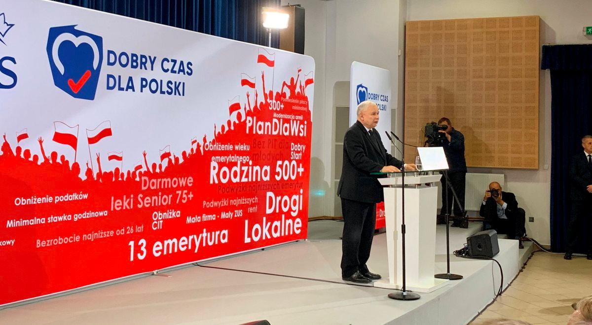 Prezes PiS: naszym celem jest budowa polskiej wersji państwa dobrobytu 