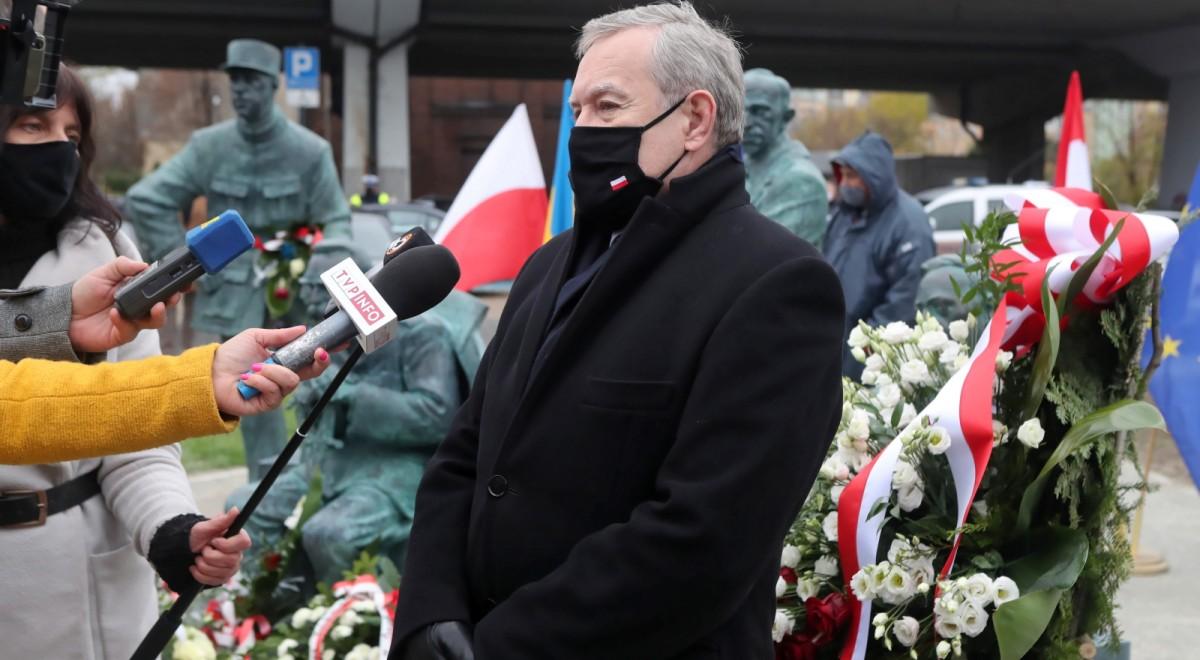 W Skierniewicach odsłonięto pomnik "Przed Bitwą Warszawską". Szef MKiDN: symbol solidarności międzyludzkiej