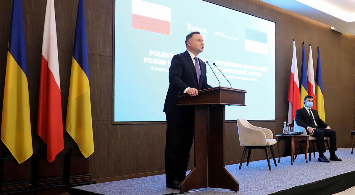 Prezydent na Ukrainie: potencjał naszej współpracy znacznie większy, niż był do tej pory wykorzystany