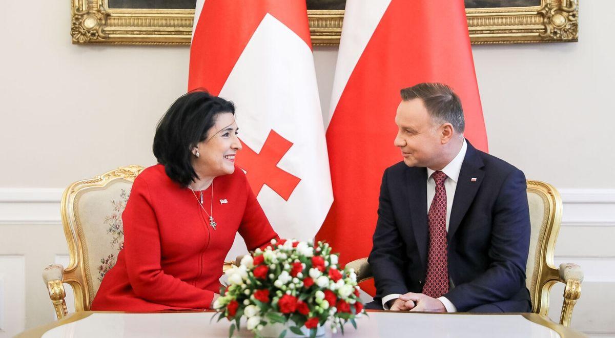 Apel o solidarność UE. Rozmowa telefoniczna prezydentów Polski i Gruzji