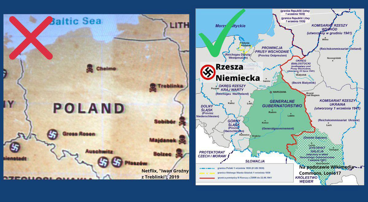 Niemieckie obozy na obecnej mapie Polski. Przedsądowe wezwanie do Netflixa