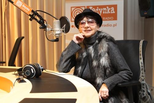 Halina Kunicka była gościem audycji "Przeboje Przyjaciół Radiowej Jedynki" 