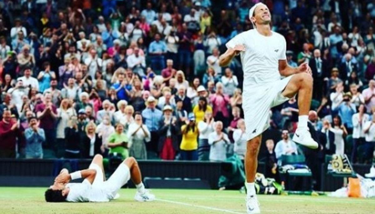 Wimbledon 2019: rekord Łukasza Kubota. "Zaskoczył mnie pan, sam nie wiedziałem"  