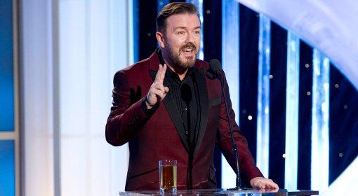 Galę wręczenia Złotych Globów poprowadził Ricky Gervais