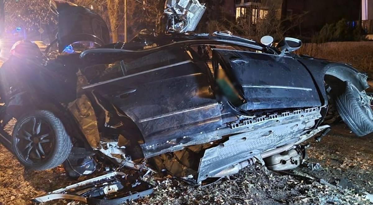 Lublin: tragiczny wypadek samochodowy, nie żyje dwóch mężczyzn