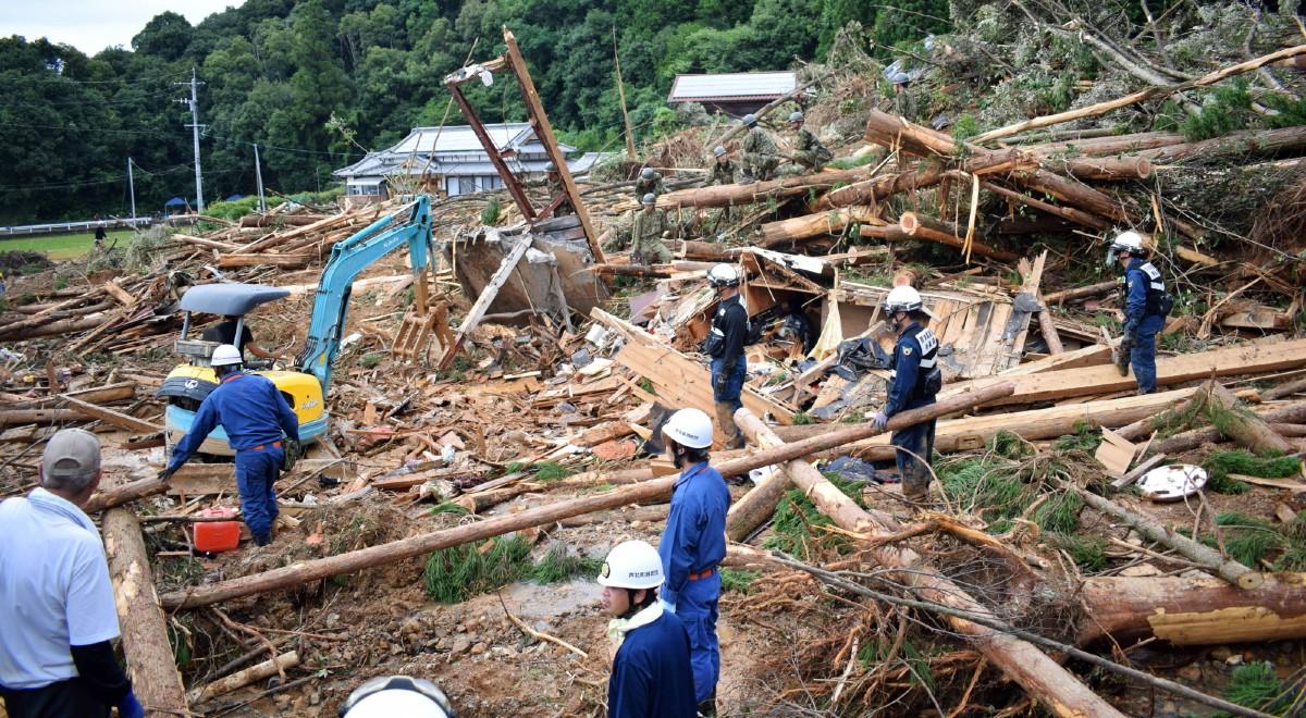 Japonia: zalane domy, zniesione mosty. Potężne ulewy nawiedziły wyspę Kiusiu