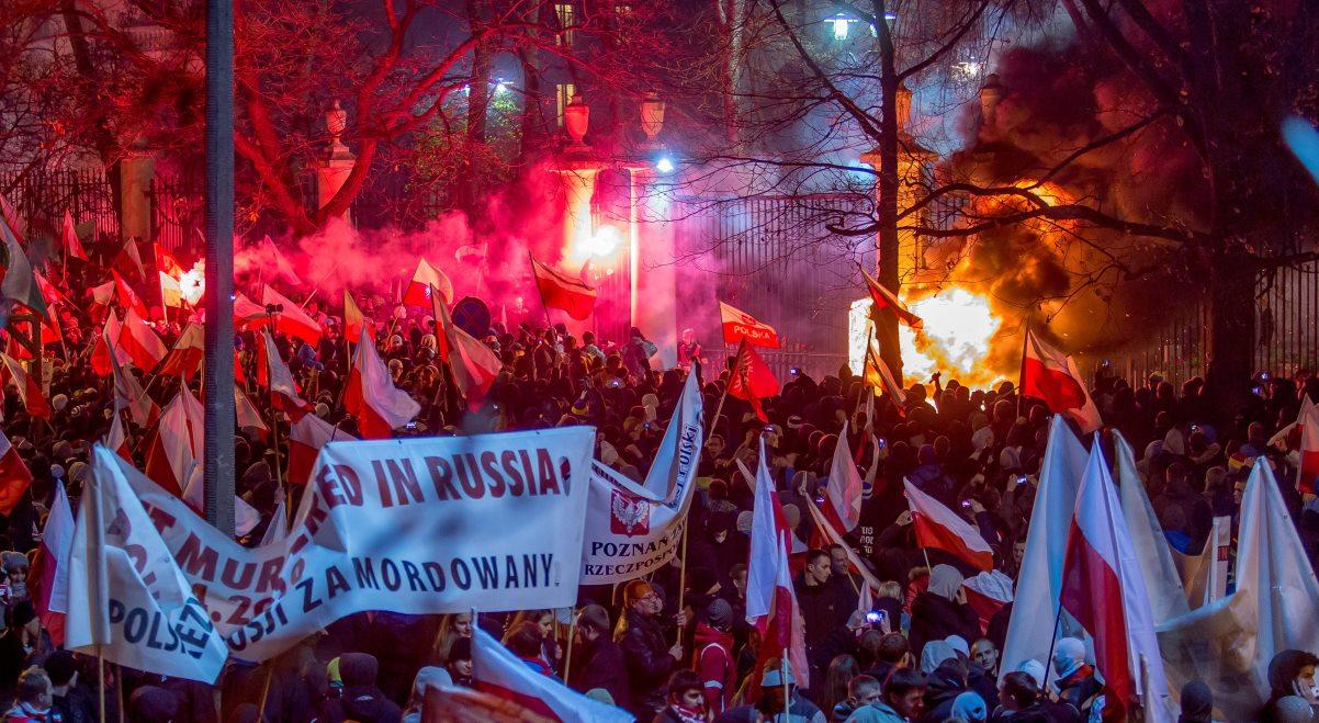 Afera ze spaloną budką strażniczą przed ambasadą Rosji 
