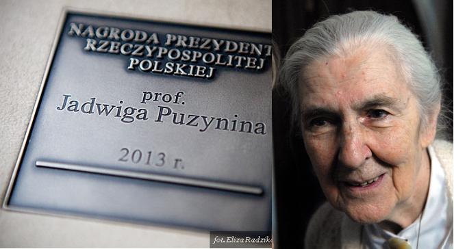 Prof. Jadwiga Puzynina nagrodzona przez prezydenta