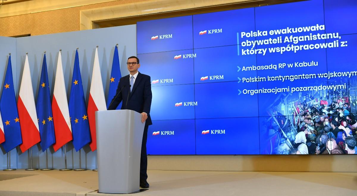 Premier: akcja ewakuacyjna z Afganistanu dobiega końca, Polska nie zostawia swoich przyjaciół w potrzebie