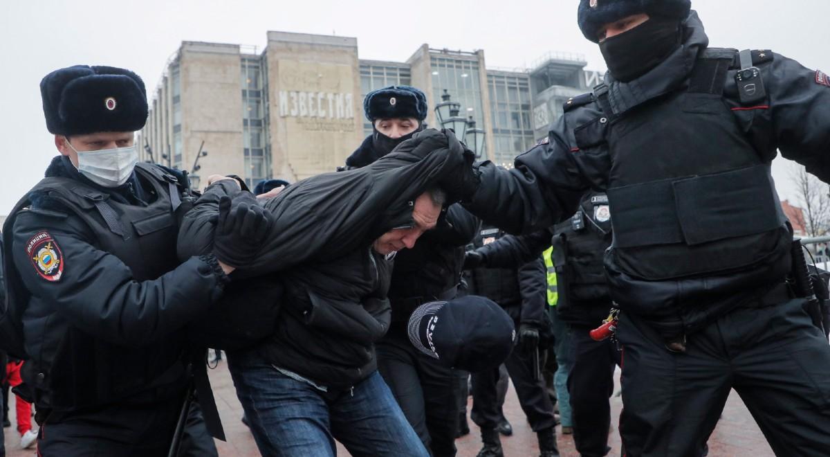 Demonstracje w obronie Nawalnego w Rosji. Setki zatrzymanych, w tym żona opozycjonisty