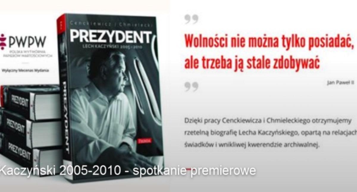 "Prezydent Lech Kaczyński 2005-2010”. Uroczysta premiera książki z udziałem Andrzeja Dudy