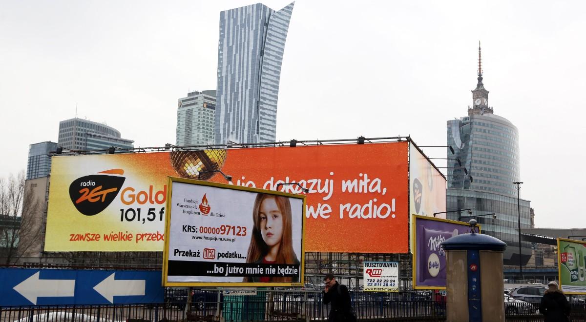 Warszawa będzie ładniejsza. Uchwała ograniczy liczbę billboardów reklamowych