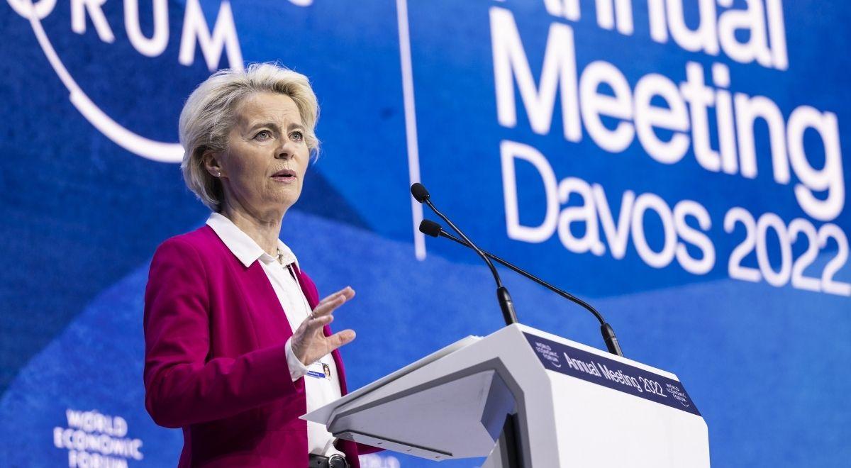 Von der Leyen w Davos: nasze sankcje niszczą rosyjską machinę wojenną