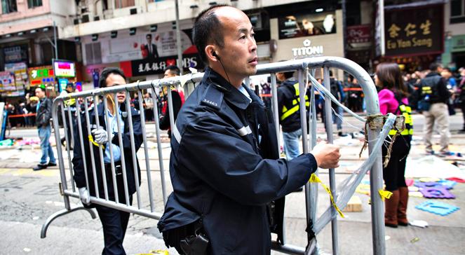 Koniec protestów w Hongkongu