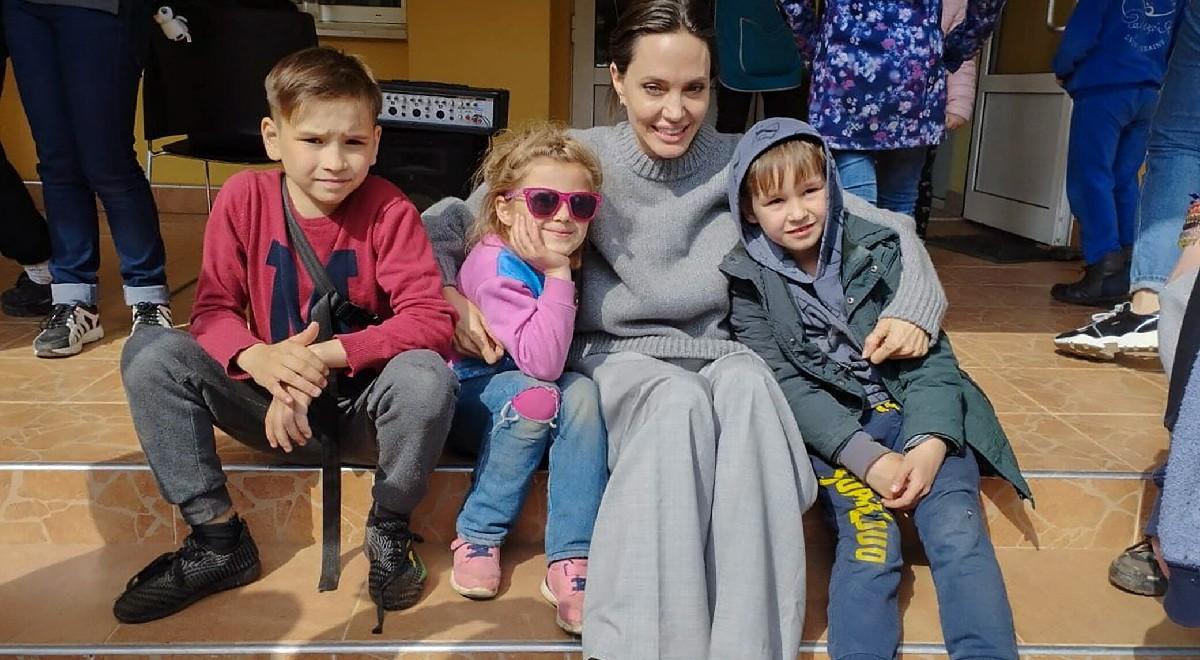Niespodziewana wizyta Angeliny Jolie we Lwowie. Odwiedziła dzieci ranne w wyniku ostrzału