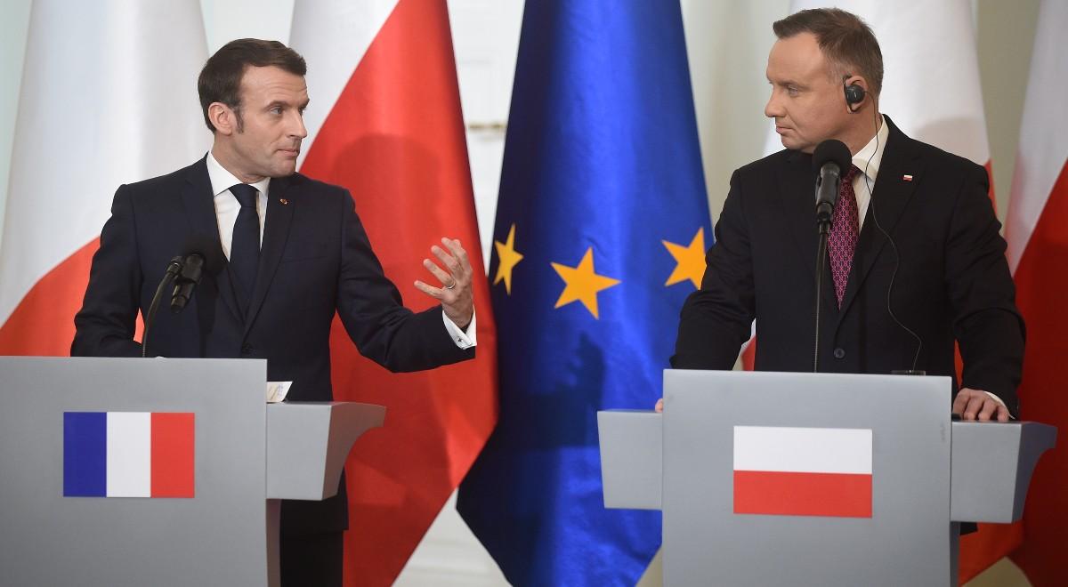 "Stanowiska Polski i Francji ws. NS2 są zbliżone". Prezydent spotkał się z Emmanuelem Macronem
