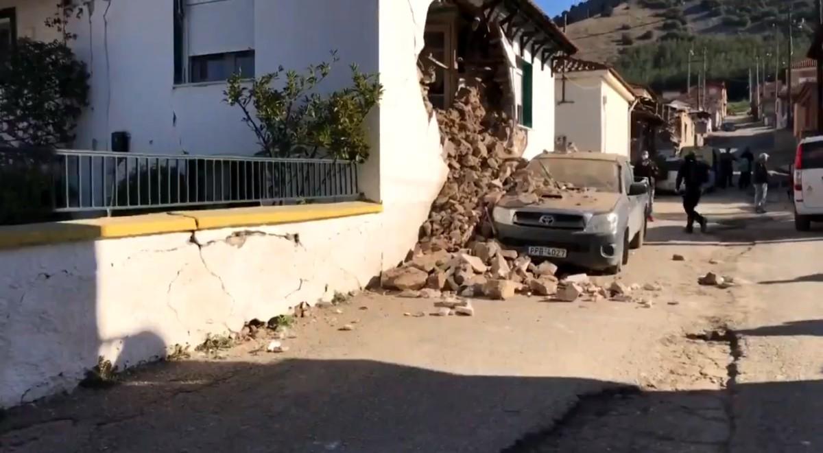 Silne trzęsienie ziemi w Grecji. Występują wstrząsy wtórne