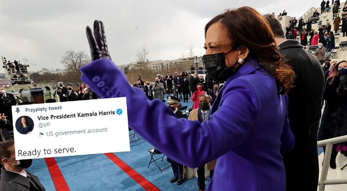 Kamala Harris zaprzysiężona. Wiceprezydent wysłała pierwszy tweet
