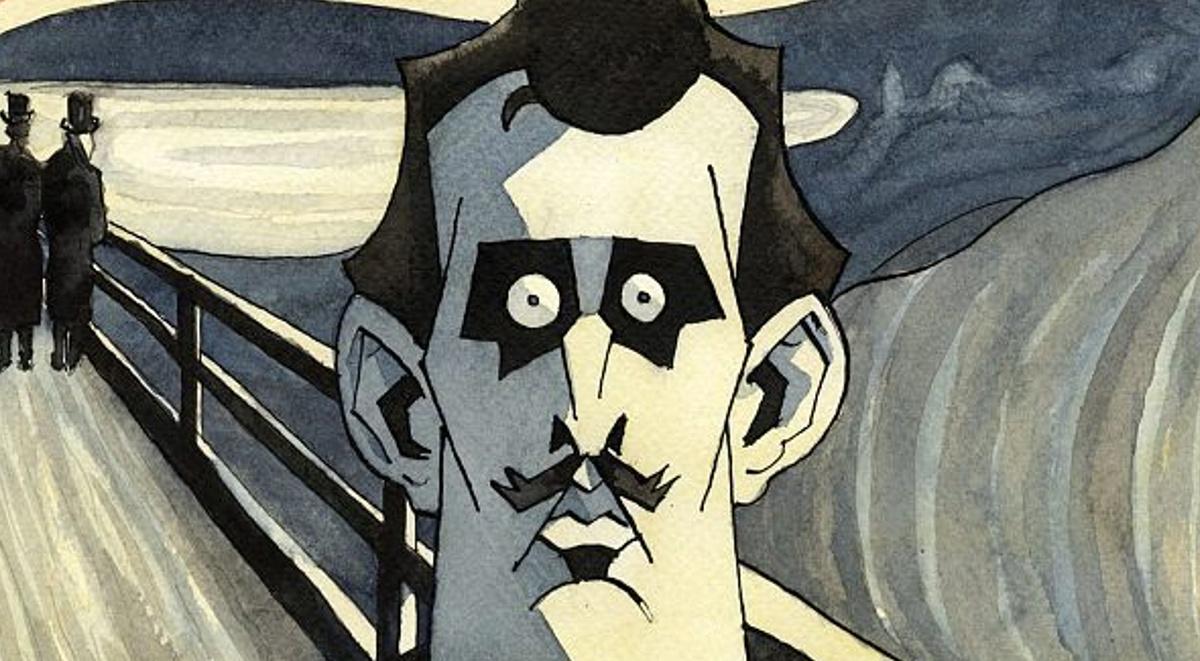 Biografia Muncha na kartach komiksu 