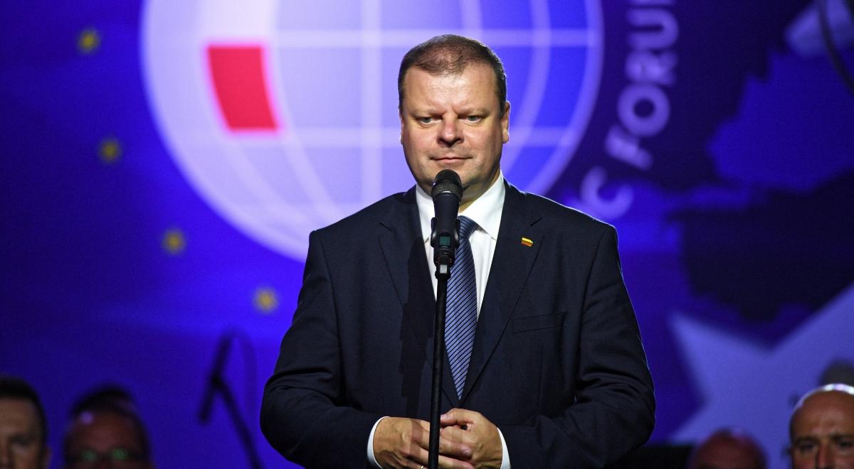 Forum Ekonomiczne w Krynicy: premier Litwy Saulius Skvernelis "Człowiekiem Roku"