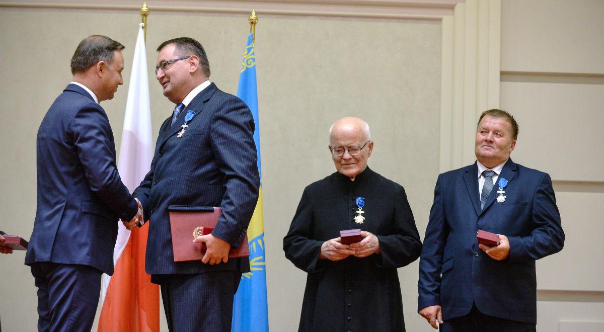 Andrzej Duda wręczył odznaczenia Polakom w Kazachstanie