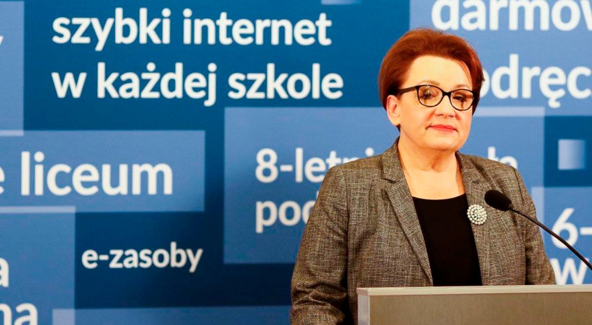 Anna Zalewska: reforma edukacji przez trzy lata przebiegała sprawnie