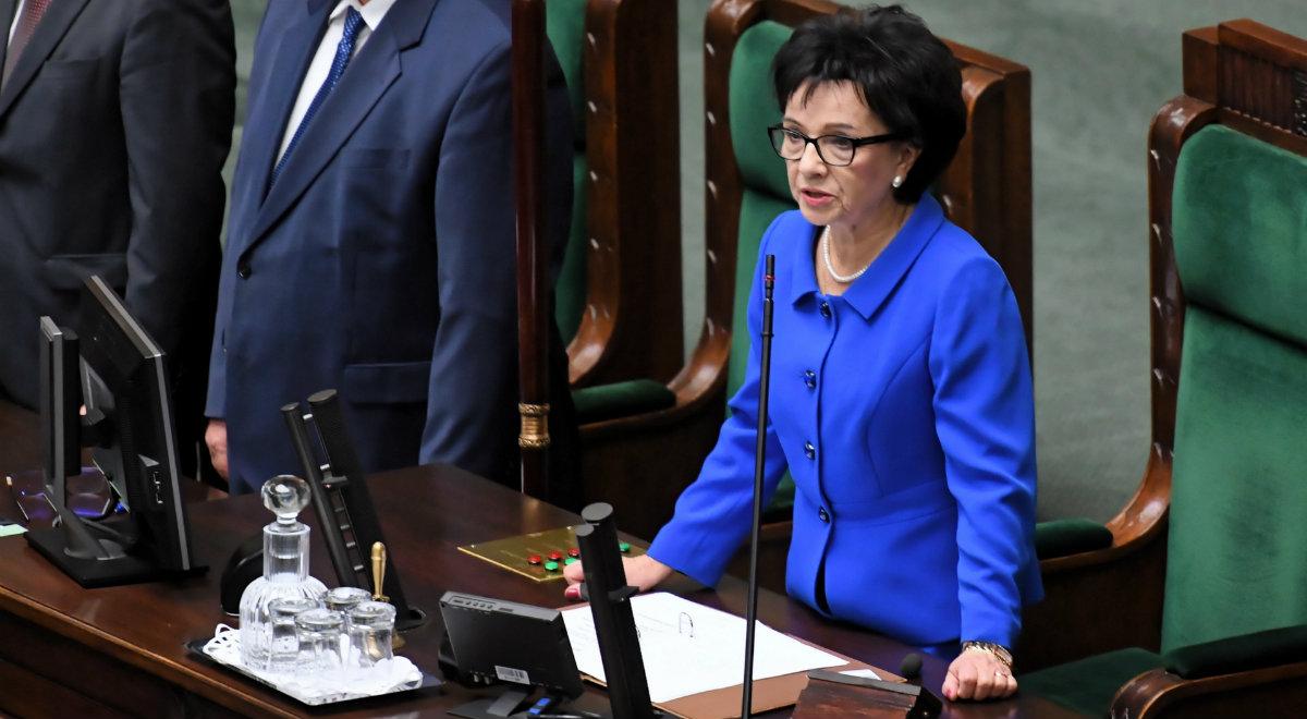 Elżbieta Witek potwierdza: będę kandydatką PiS na marszałka Sejmu