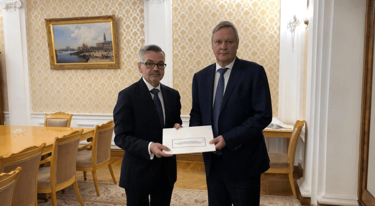 Nowy ambasador Polski w Moskwie złożył listy uwierzytelniające