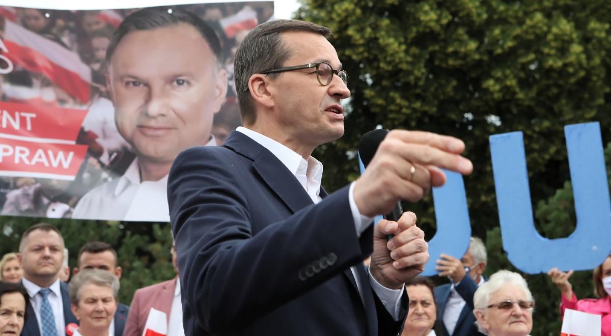 Premier do Trzaskowskiego: Polska jest tu, nie na salonach w Brukseli
