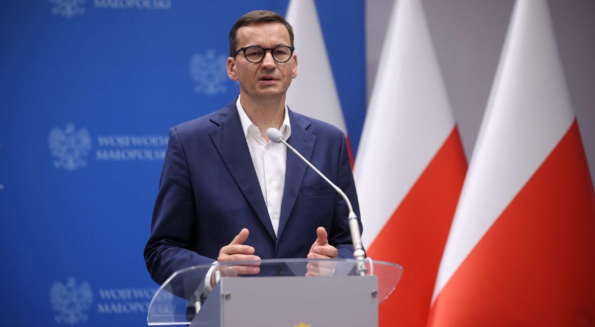 Premier po spotkaniu sztabu kryzysowego: sytuacja w Małopolsce będzie się stabilizowała